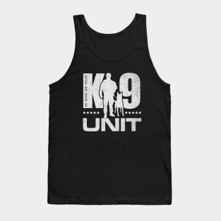 K-9 Unit  -Police Dog Unit- Malinois Tank Top